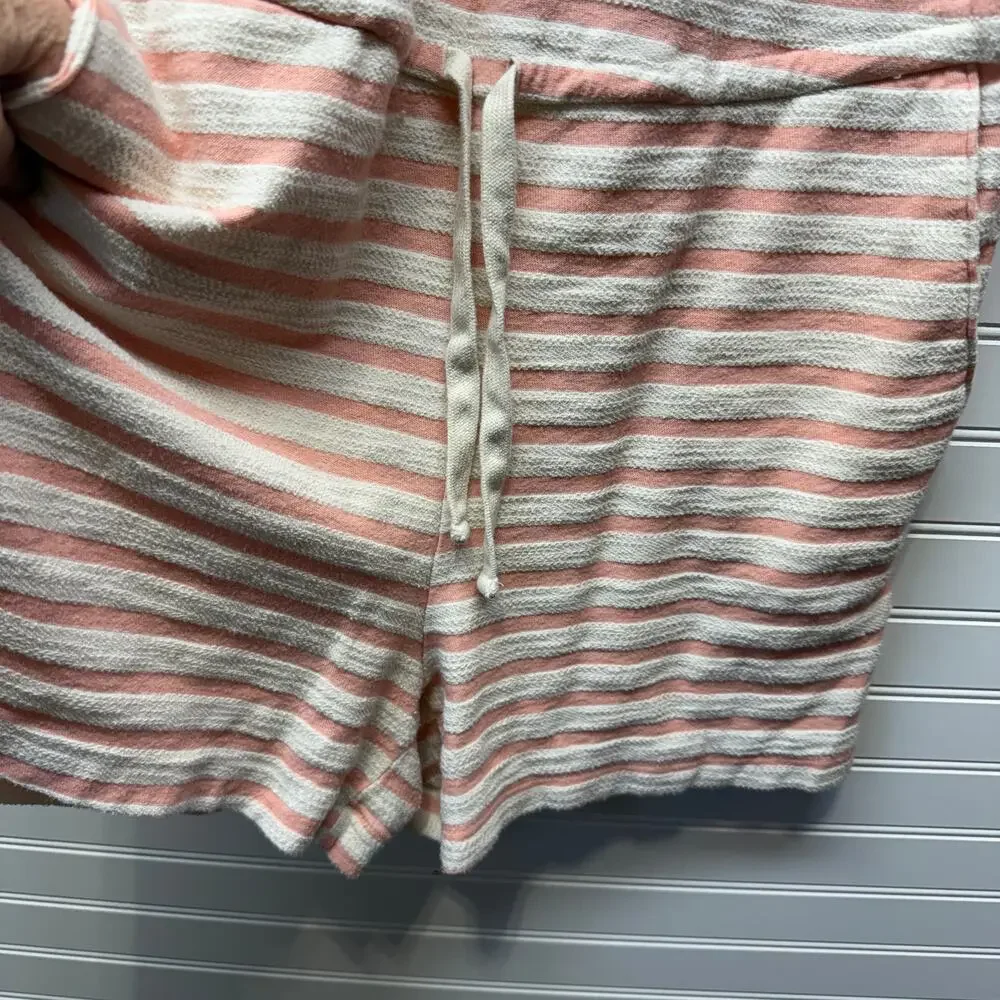 Old Navy Waist-Defining Sleeveless Striped Terry Beach Romper Size M
